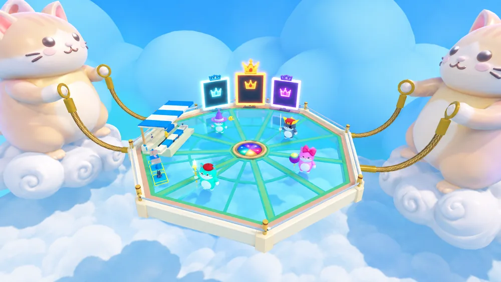 The SkyClash hub and cosmetics store